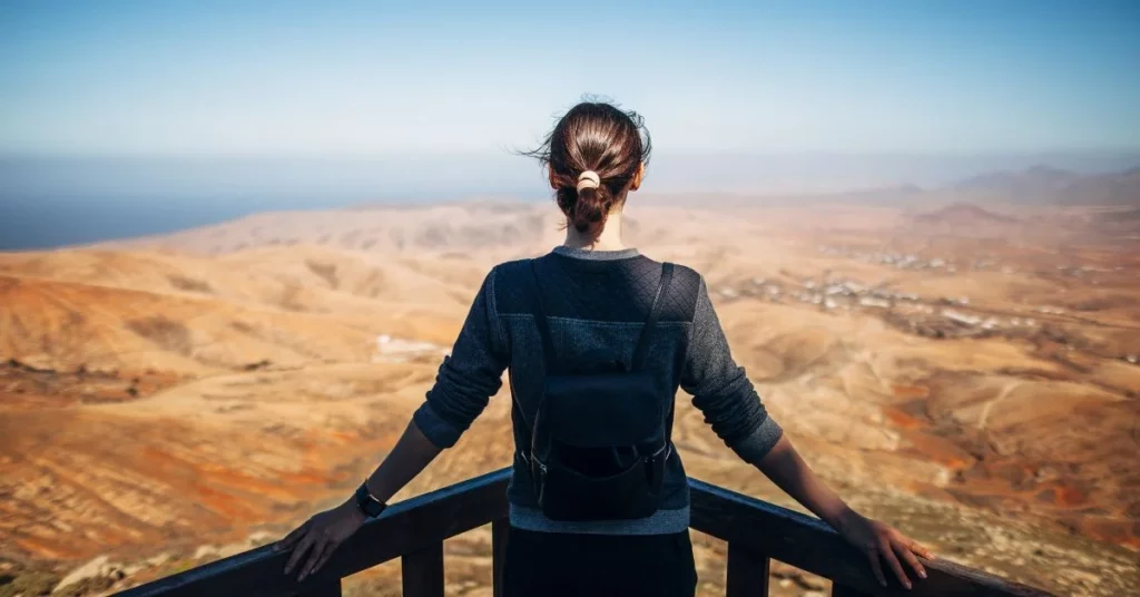 Vista del mirador de Morro Velosa, en Fuerteventura