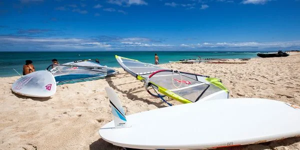 Tablas de windsurf deportes acuáticos en Fuerteventura