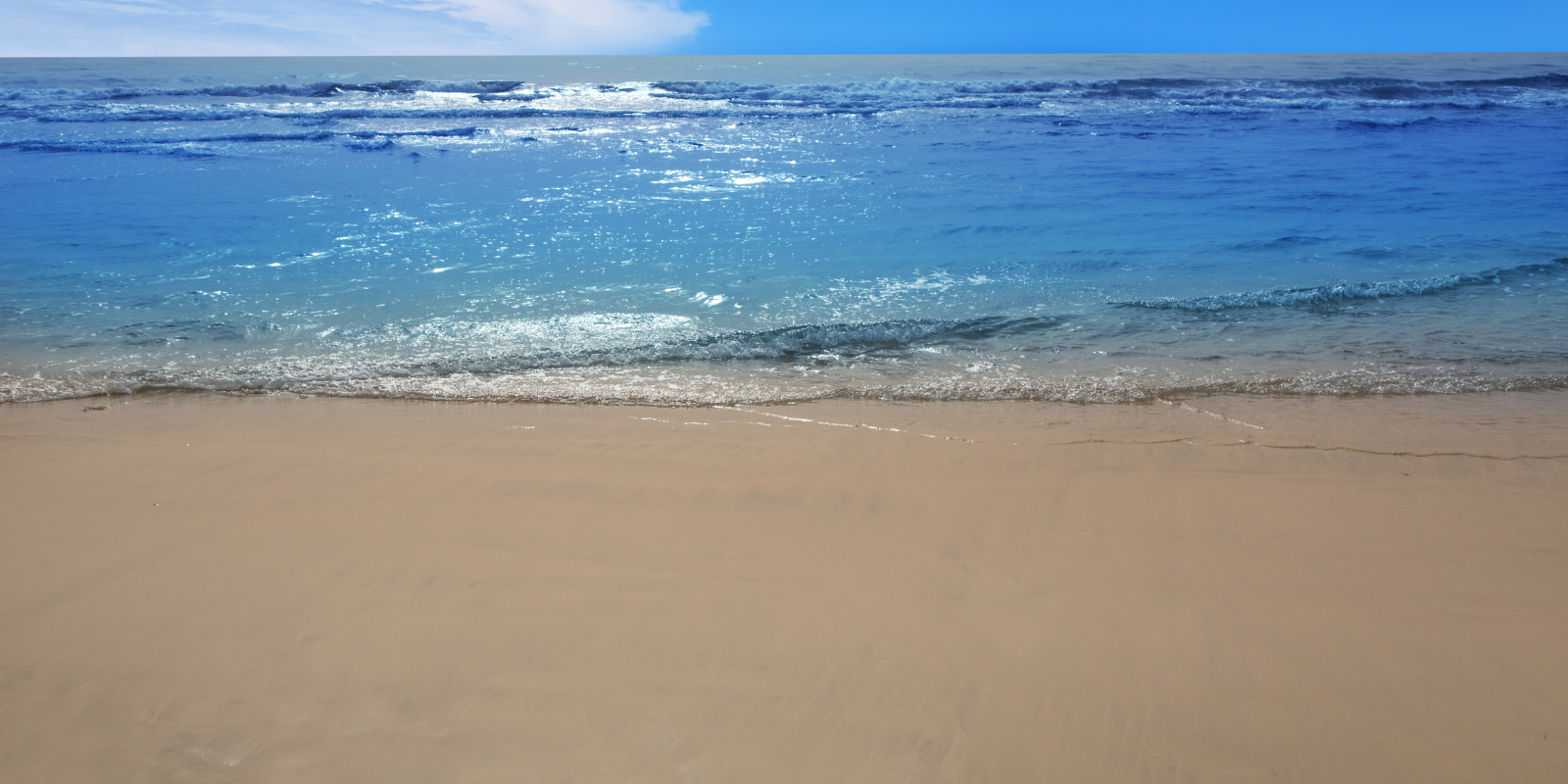 Orilla de una de las mejores playas de Gran Canaria