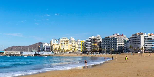 Playa de Las Canteras en Gran Canaria