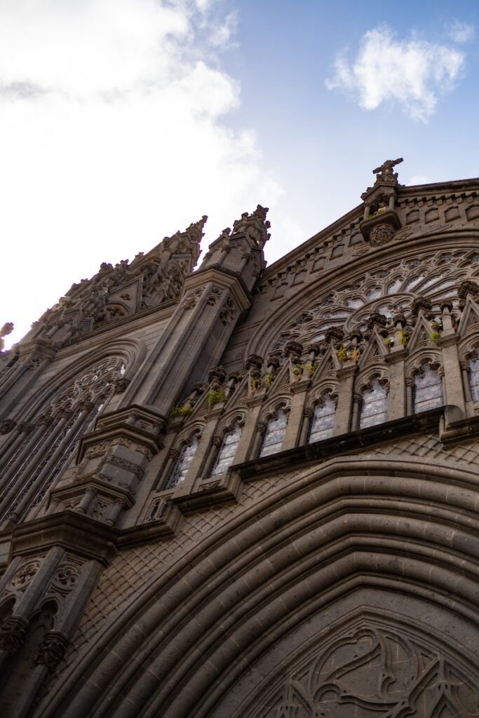Frontal de la Iglesia de San Juan Bautista, conocida como la Catedral de Arucas
