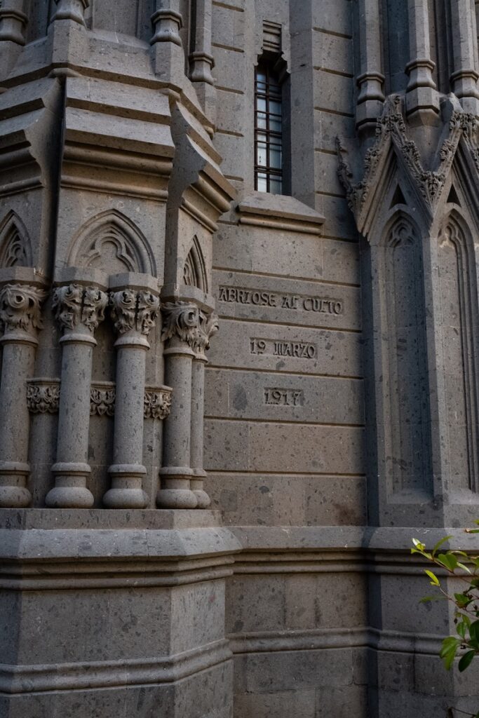 Detalle de la Iglesia de San Juan Bautista, la Catedral de Arucas