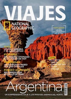 Portada de la revista National Geographic con foto de Saúl Santos en Argentina