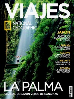 Portada de la revista National Geographic con foto de La Palma de Saúl Santos