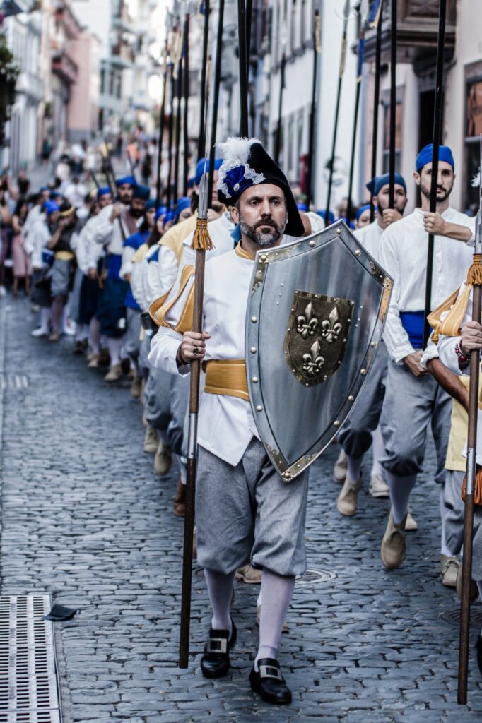 Celebración del Día del Corsario en las calles de Santa Cruz de La Palma