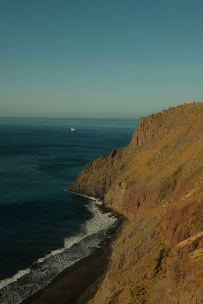 Vista aérea de la playa de Las Gaviotas