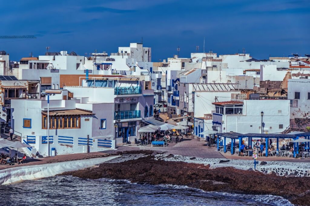 Pueblo pesquero de el Cotillo en Fuerteventura