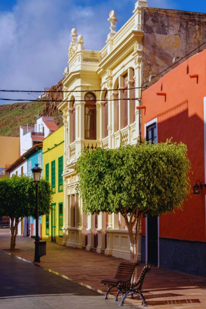Calle real en San Sebastián de La Gomera
