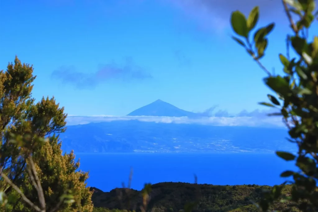 Vista del Teide desde el mirador de Abrante