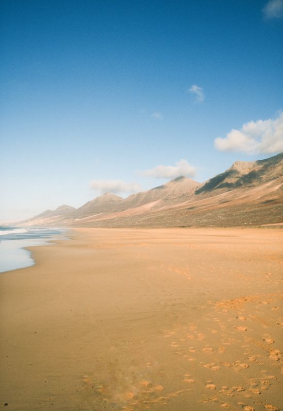 Vista de la playa de Cofete