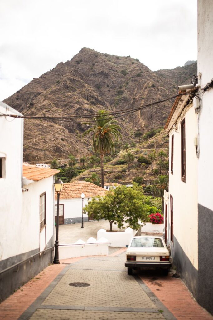 Callejuela empedrada en Hermigua