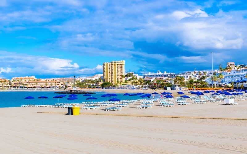 Playa de las Vistas en Las Américas, Tenerife Sur