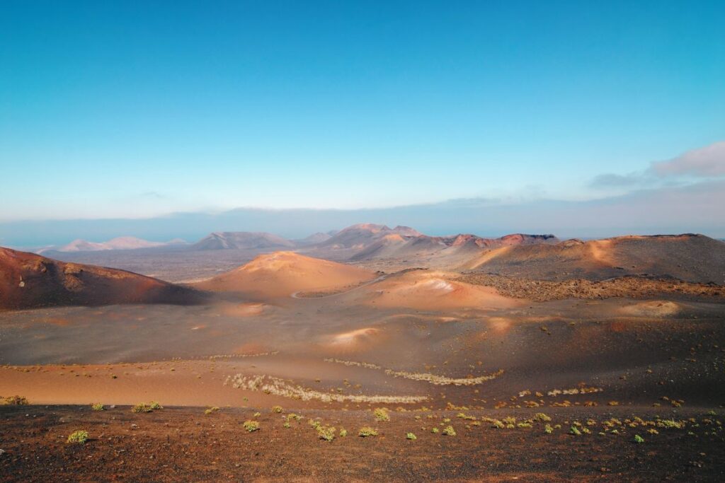 Vista de las montañas de Timanfaya