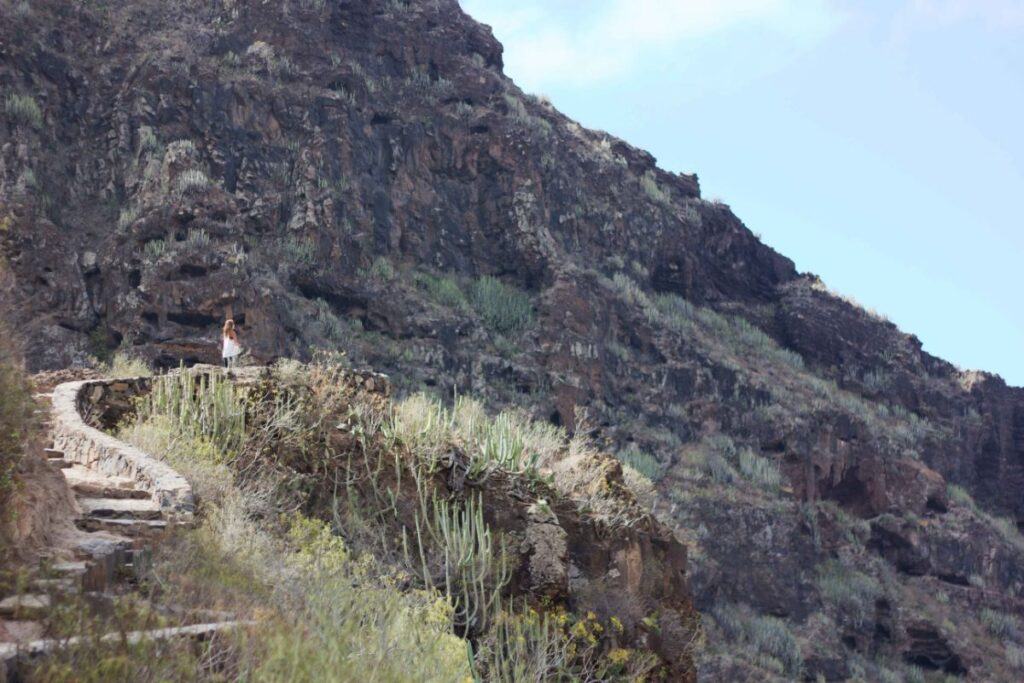 Sendero de vuelta en Barranco del Infierno