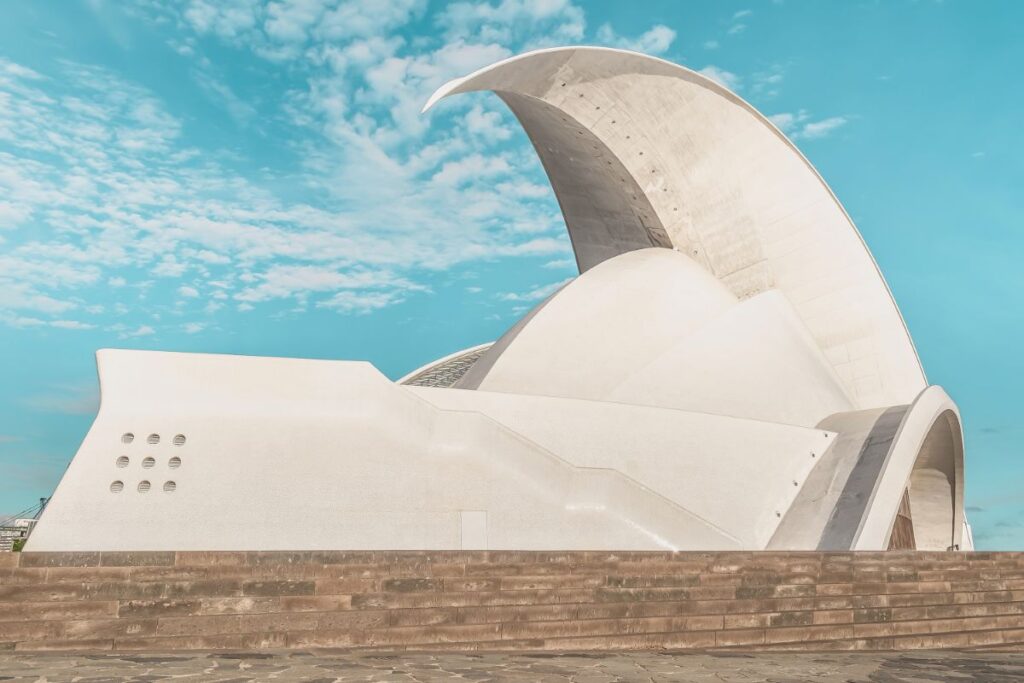 Vista del Auditorio de Santa Cruz de Tenerife