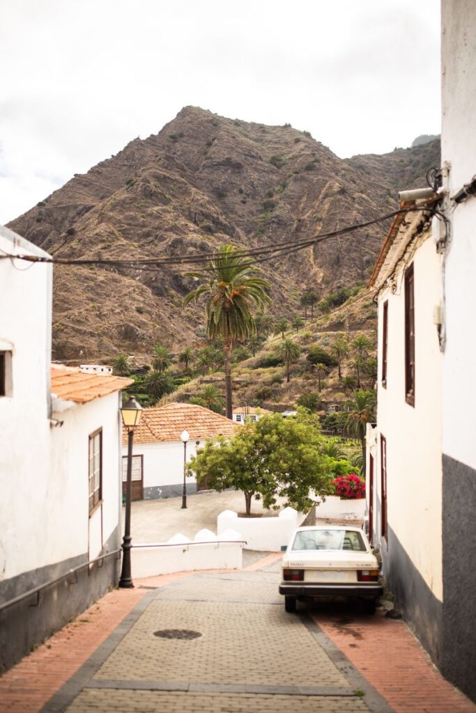 Callejuela empedrada en Hermigua