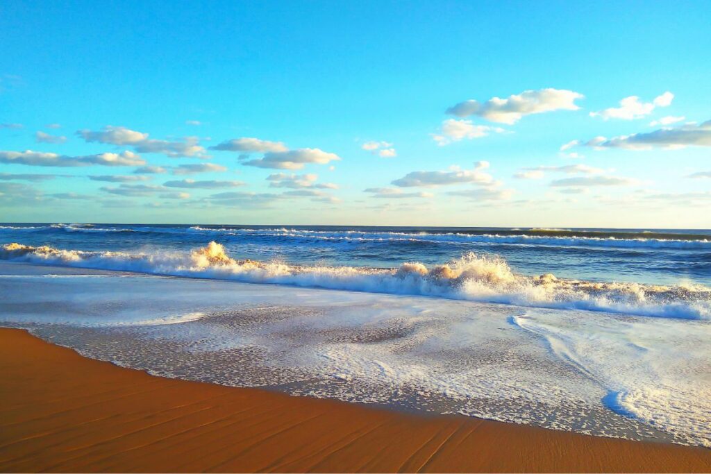 Playa de Mazagón en la provincia de Huelva