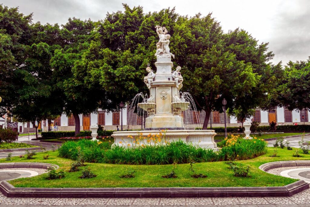 Fuente de la Plaza Weyler en Santa Cruz