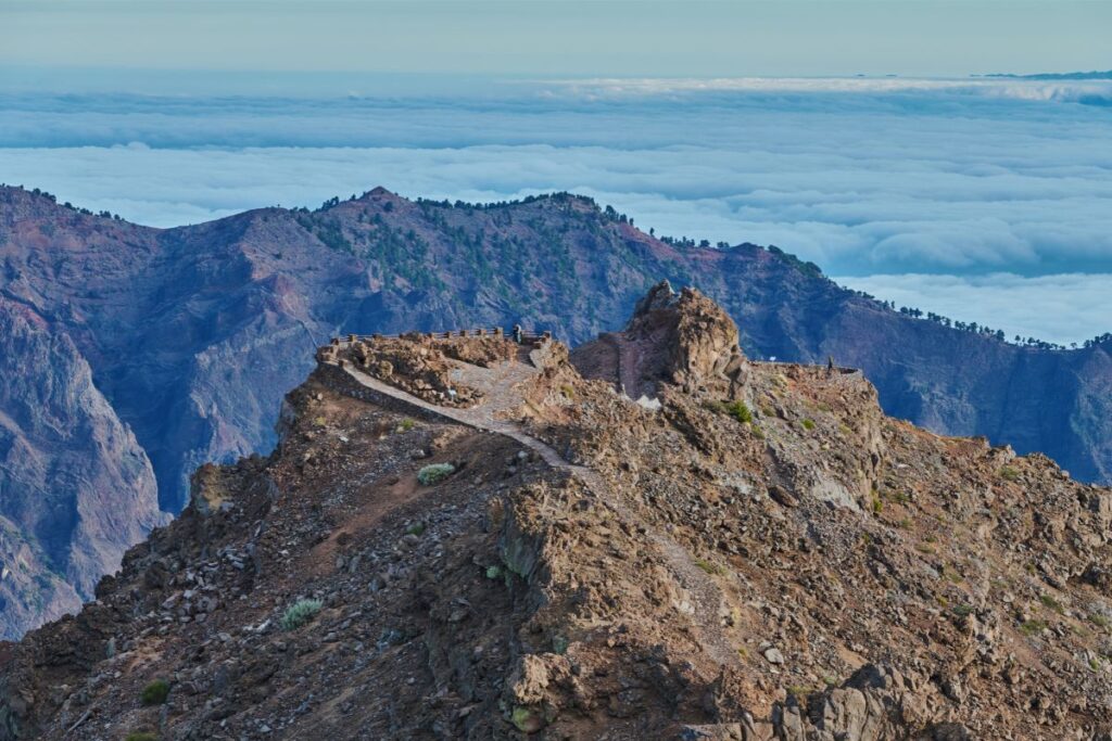 Volcán en el Roque de los Muchachos