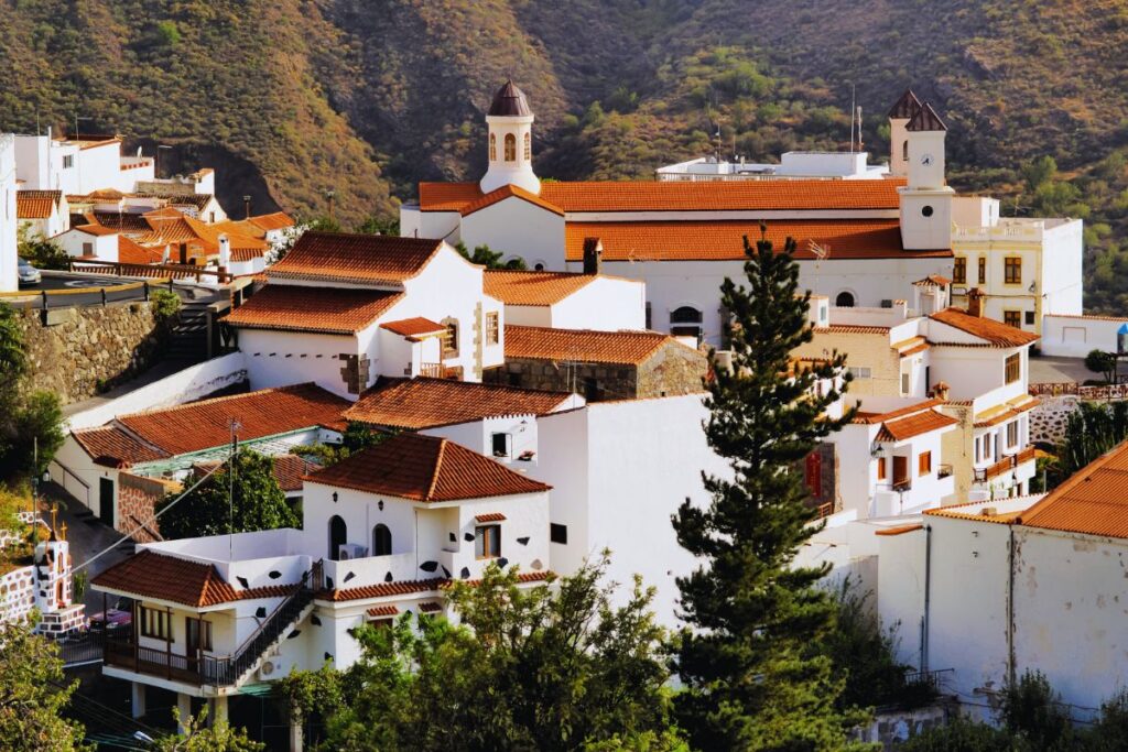 Pueblo de Tejeda en Gran Canaria